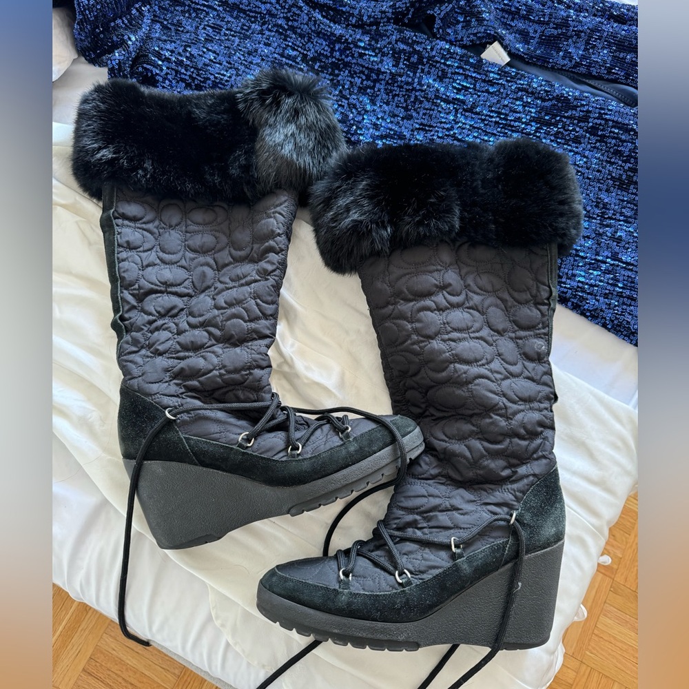 Coach boots - used